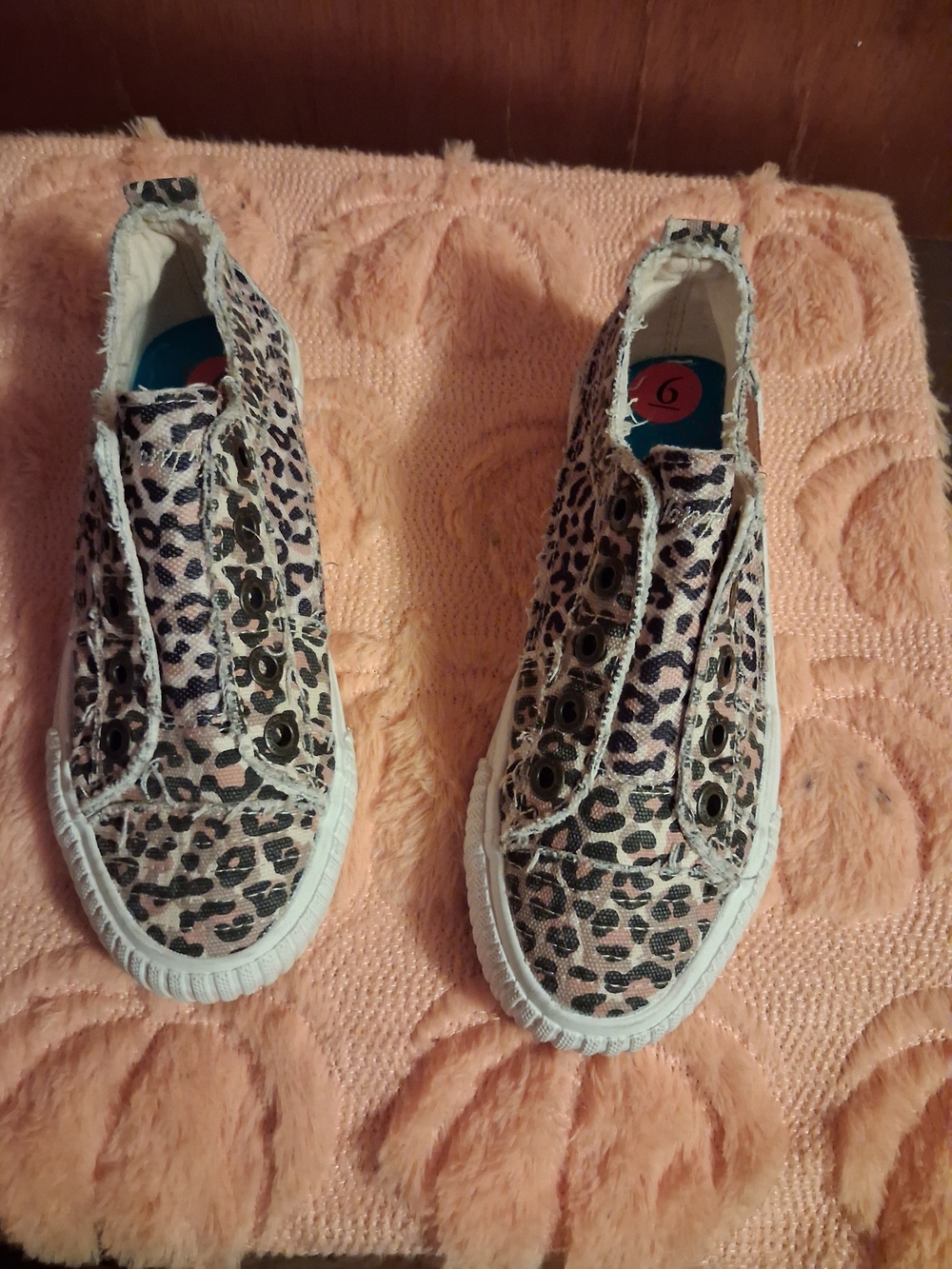 Blowfish Loepard Print Slip-On Sneakers - NWOT